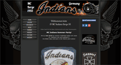 Desktop Screenshot of mcindians.de