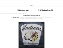 Tablet Screenshot of mcindians.de